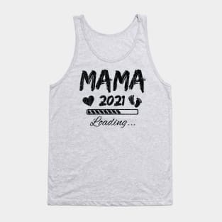 Mama 2021 Loading... // Black Tank Top